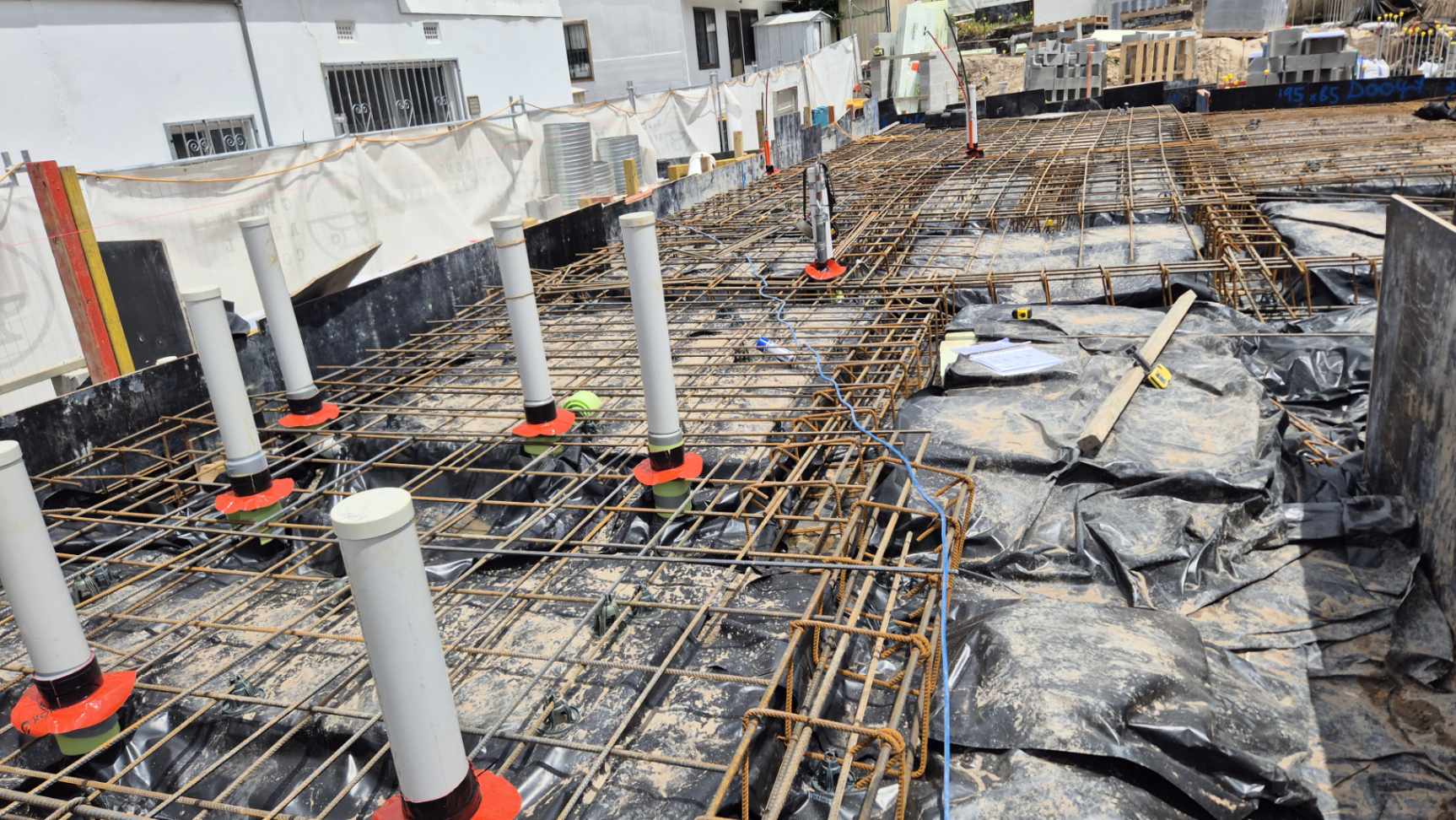 Pre-construction termite treatment